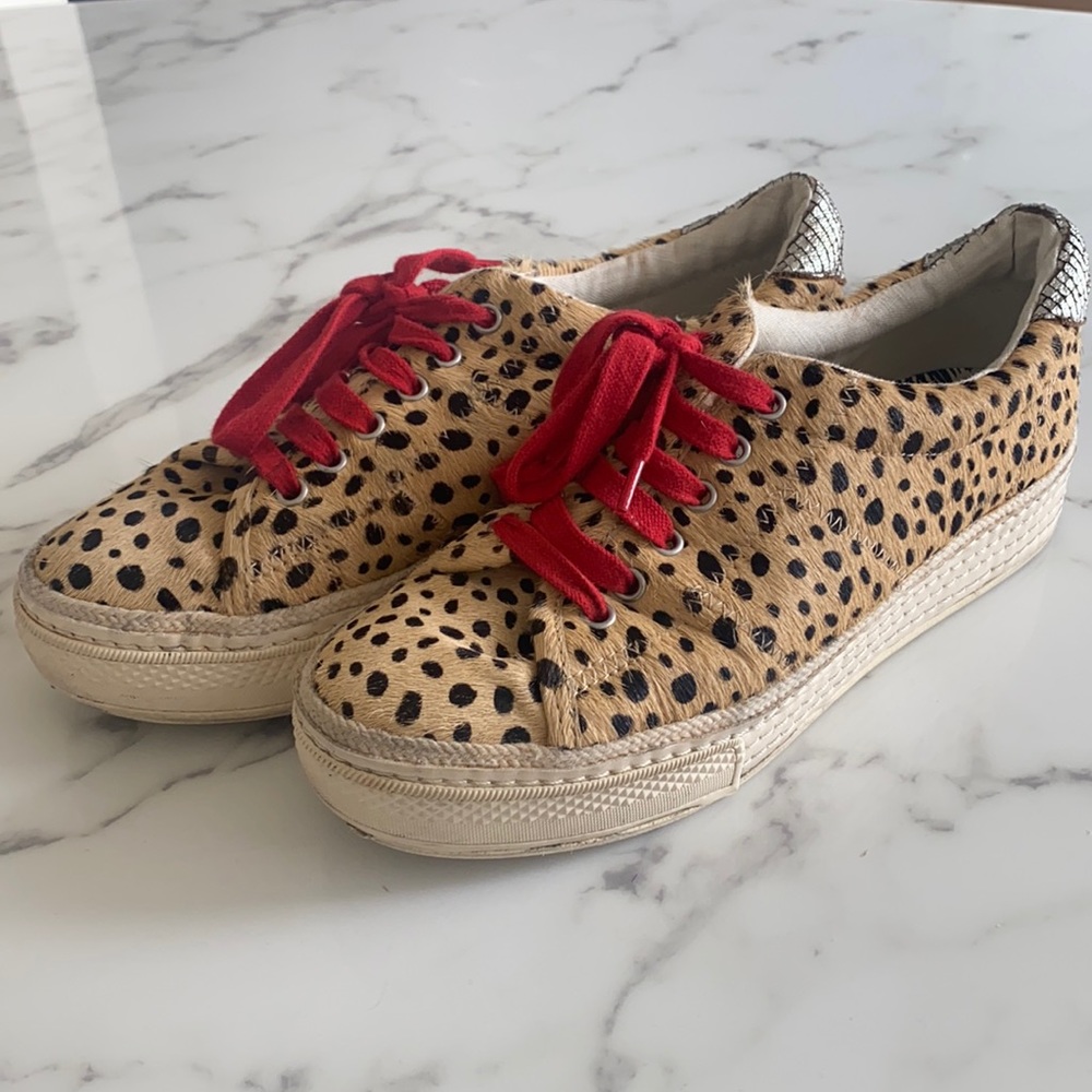 Dolce Vita animal print platform sneakers 🐆